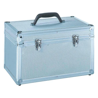 Efalock Aluminium Berufskoffer Silber 4 Efalock Aluminium Berufskoffer Silber – Bild 2