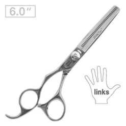 Olivia Garden SilkCut Modellierschere Left 6", Europäische Ausführung