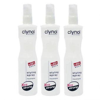 Clynol Stylingspray Xtra Strong Trio Set 3 X 250 Ml 3 Clynol Stylingspray Xtra Strong Trio Set 3 X 250 Ml