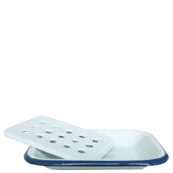 KLAR Seifenschale Blau & Weiß Blau & Weiß 1 Stück 4 KLAR Seifenschale Blau & Weiß Blau & Weiß 1 Stück – Bild 2