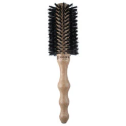 PHILIP B Round Hairbrush Polish Mahogany Handle